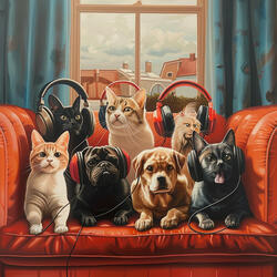 Pets' Joyful Hum