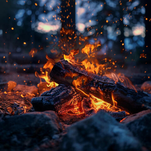 Serene Fire Melodies for Meditation Focus