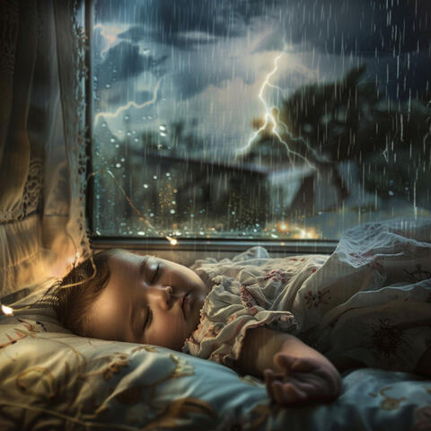 La Canción De Cuna Del Trueno Del Bebé: Sonidos Relajantes Para Dormir