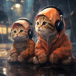 Cat Rain Relaxation