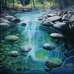 Music in River Currents