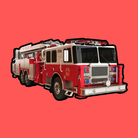 Toy Firetruck Banger