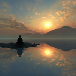 Meditation Echoes Quiet Harmony