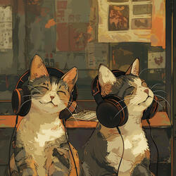Cats Nap Softly