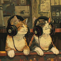 Quiet Feline Harmonies Lofi