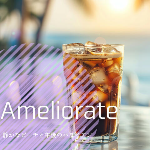 静かなビーチと午後のハワイアン