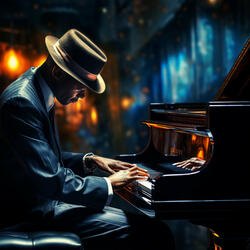 Intimate Jazz Piano Echoes
