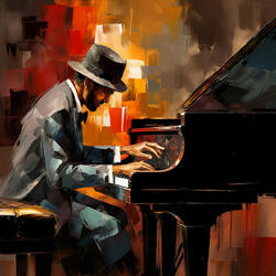 Jazz Piano Sentimental Echo