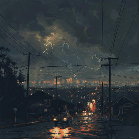 Peaceful Downpour with Chill Rain and Thunder Relaxation