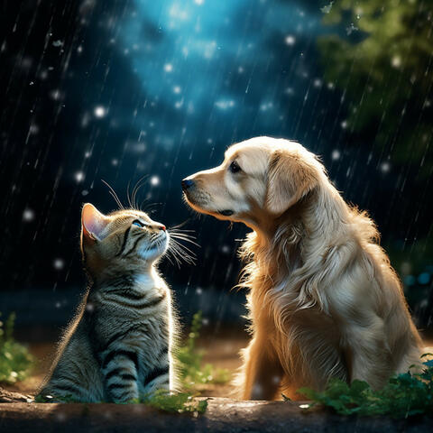 Pets in the Rain: Soothing Music