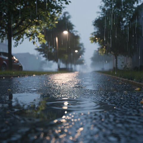 Soothing Binaural Rain for Therapeutic Massage