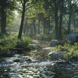 Soothing River Relaxation Vibes