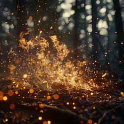 Calming Fire Cat Vibes