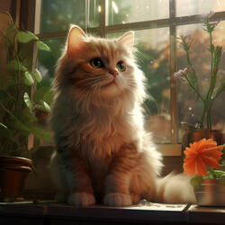 Feline Relaxation Lofi Style