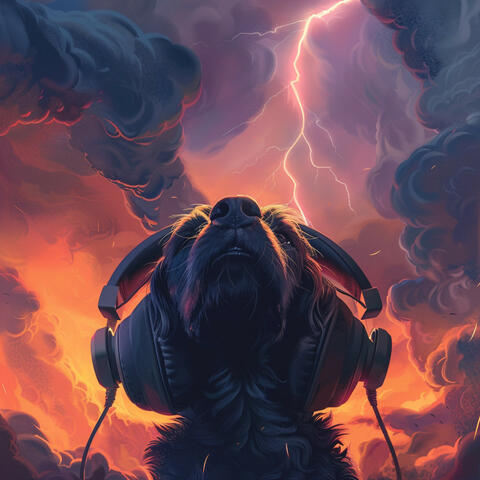 Dogs in Thunder's Harmony: Calm Canine Sounds