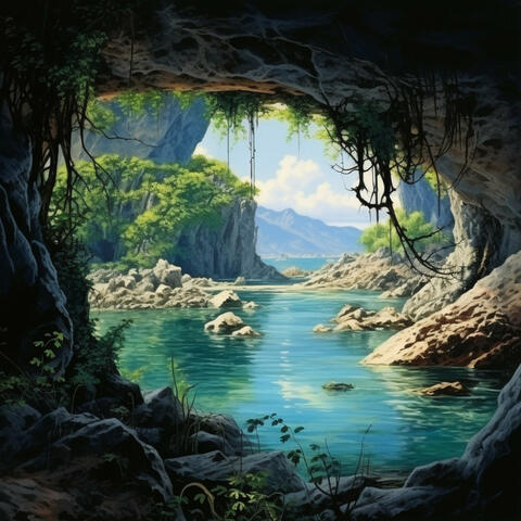 Cave's Flowing Serenity: Nature's Secret Stream