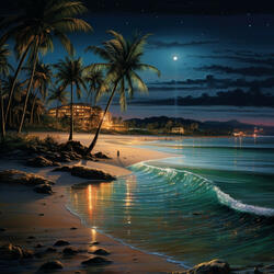 Thunderclap Serenity on the Beach