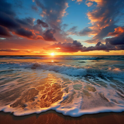 Tranquil Seas at Sundown