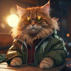 Cats’ Calm in Lofi’s Harmony