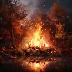 Soothing Embers' Nighttime Hush