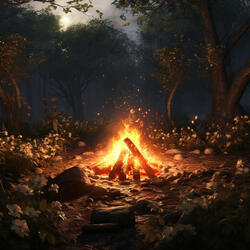 Soothing Firelight Meditation Ambiance