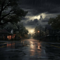 Woodland's Serenity in Rain's Song