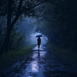 Drizzle of Tranquility: Pink Noise Rain