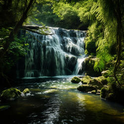 Flowing Melody: Sleepy Forest Stream