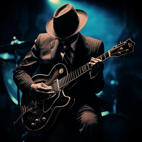 Jazz Music Echoes: Midnight Melody Swirls