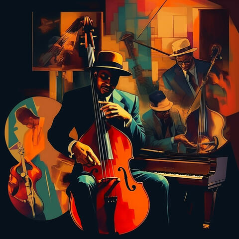 Jazz Music: Night Lights Reflection Motif