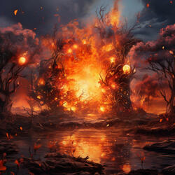 Firelight Fades Forest Frequencies Flourish