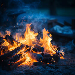 Firelight Whispers in Nature's Embrace