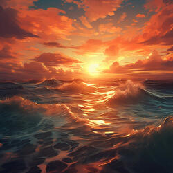 Gentle Echoes of Serene Sea