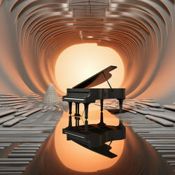 Rhythmic Piano Distant Melody