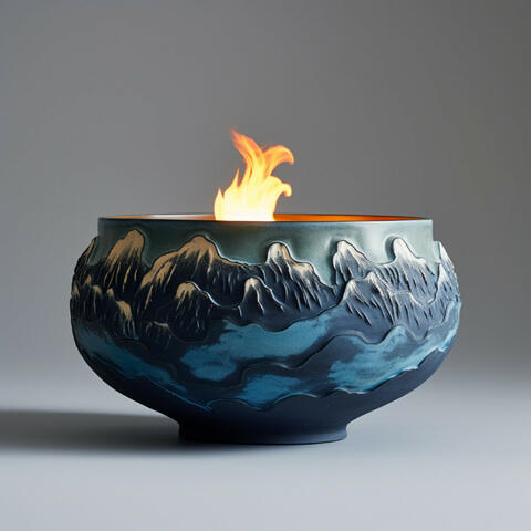 Yoga Flames: Serenity with Himalayan Bowls