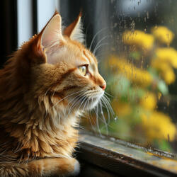 Sinfonía De Lluvia Zen Para Gatos