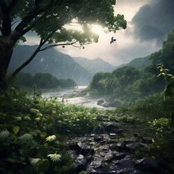 Rainy Dreamscape for Deep Sleep Harmony