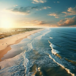 Sea's Serene Study Rhythm