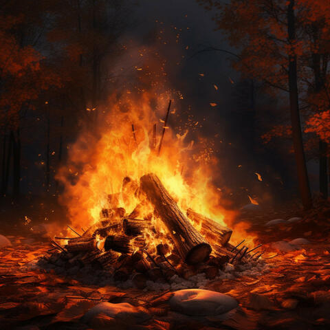 Fireside Tranquility: Gentle Flame Harmonies