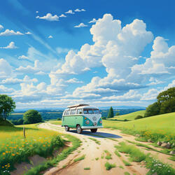 Mountain Trail Journey: Lofi Adventure