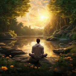 Water's Gentle Flow for Meditative Depth