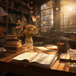 Ocean's Natural Ambience for Study Success