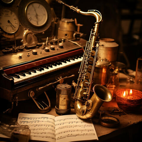 Melodic Weaves: Jazz Music Tapestry
