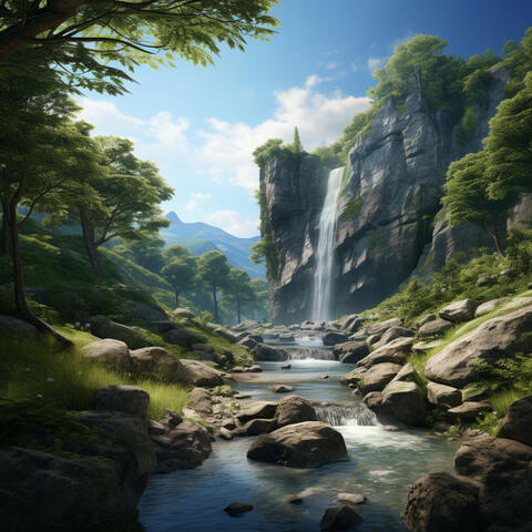 Waterfall Ambiance for Work: Calming Tunes