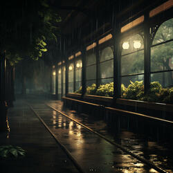 Nature's Soft Rainfall Symphony