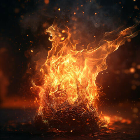 Fire's Soothing Night: Calming Sounds for Sleep