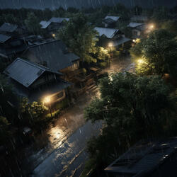 Workday Rain's Calming Rhythm