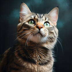 Cats' Tranquil Riverside Harmony