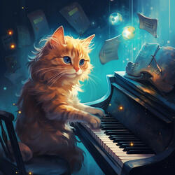 Cozy Piano Feline Melody