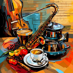 Brewed Blues Jazz Swing